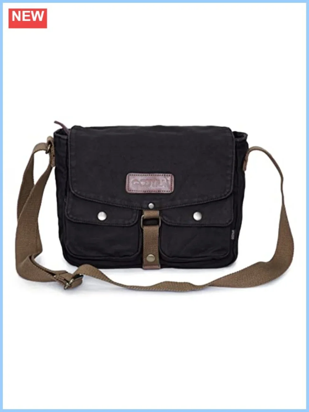 Vintage Canvas Messenger Bag Crossbody Shoulder Military Satchel Durable